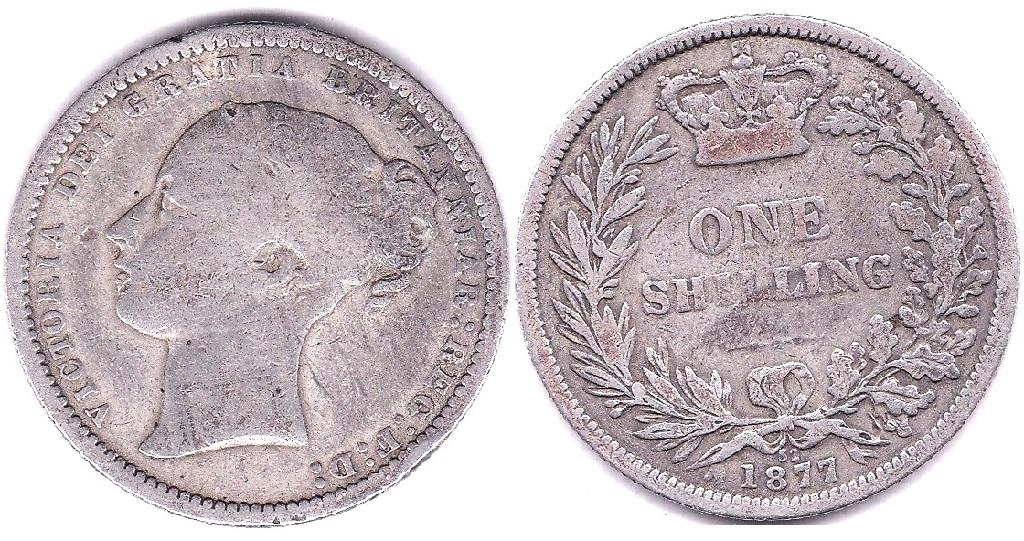 Great Britain 1877, Die 52, fine, S 3906A