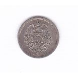 Germany 1876C 50 Pfennig, KM 6, GEF