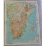 Central and Southern Africa Plate 70 The Times Survey Atlas of the World prepared by Edinburgh