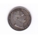 Great Britain Sixpence 1834 William IV, S 3836, VF, small edge nick.