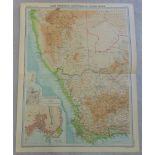 Cape Province Transvaal &c W Section Plate 72 The Times Survey Atlas of the World prepared by
