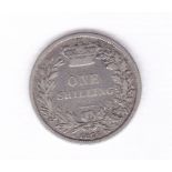 Great Britain Shilling 1875, Die 5 Fine, S 3906A