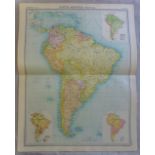 South America Political Plate 98 The Times Survey Atlas of the World prepared by Edinburgh