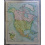 North America Political Plate 80 The Times Survey Atlas of the World prepared by Edinburgh