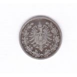 Germany 1877B 50 Pfennig, KM 6, VF