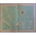 Islands of Oceania on uniform scale Plate 112 The Times Survey Atlas of the World prepared by