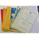 Sheet Music programmes etc - an interesting range/small qty.