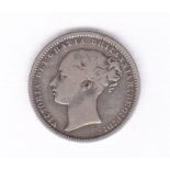 Great Britain Shilling 1873, Die 77, fine , S 3906A