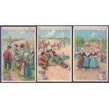 Liebig Riddles 1899 set 6 S0592 vg interesting period humour-VG-EX.