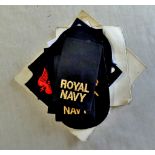 Royal Navy Patches - a collection of (118) Royal Navy trade patches, mostly No.1 dress and some No.5