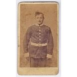 Boar War-A cabinet photo of a Norfolk Regiment soldier