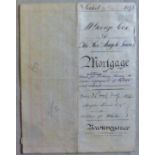 Surrey Woking 1893 30th August Mortgage of land and houses Mr George Cox to The Rev'd Angelo Lucas