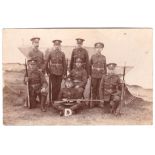 Cheshire Regiment WWII-excellent RP postcard-Decoy shooting team