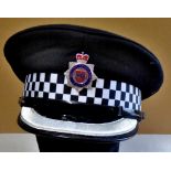 British Transport Police - Superintendants Cap-Size 7.5/8 good condition, with chin strap
