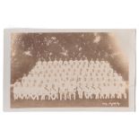 Norfolk Regiment-B.Coy, in Officers in whites(India) fine RP, tear of right