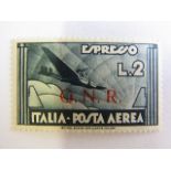 Italy (Social Republic) 1944 2 Lire Air Express G.N.R. Overprint, S.G. E43, l/m/mint expertise, S.G.