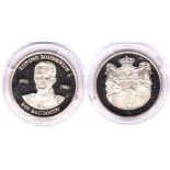 Belgium 1993-Silver proof medallion, King Baudouin, 1930-1993, proof silver