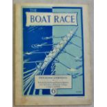 The Boat Race 1928 Programme & Portraits published by the National Union of Students 31 pp light