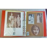 Royality-The Life and Times of H.M.Queen Elizabeth Queen Mother 1990-stamps and photograph large