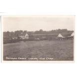 Royal Artillery WWI- Photographic view Bromswell Camp, tents and vehicles,looking to the village