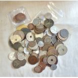 A Range of mostly forgein coins several better grades-good qty etc