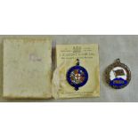 Two nice silver railway medallions(1) Great Eastern 1922(2) National Union Railwaymen
