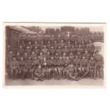 Royal Army Medical Corps WWI Large RP of Sixty Officers and NCO's included. Photo Oscar Way,