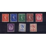 Great Britain 1959-Phospliar-craplite set, fine used(8)