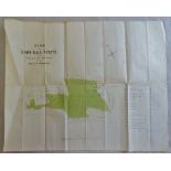 Cumberland Aikton Plan of Down Hall Estate unfortunately undated but areas of all plots recorded