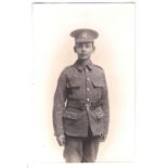 Essex regiment WWI-Fine RP postcard-a very young smart private