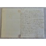 Great Britain Postal History-London /York 1719 EL London to York with bishop mark 18/1v(third