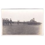 Norfolk Regiment WWI era-BN March Past at Camp, photo Tansley,Sheringham + Cromer-scarce card