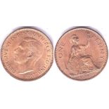 Great Britain 1947-Penny, ABUNC, choice