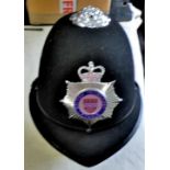 British Transport Police Helmet, 1995 Obsolete pattern. EIIR Crown, in excellent condition