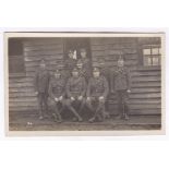 North Somerset Yeomanry WWI Group photo of ten NCO's and soldiers - fine RP card, by Windsor,