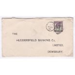 Great britain 1895-Envelope Batley, Dewbury (SG198) Roughly opened