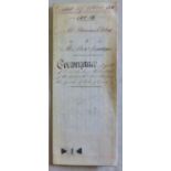 Surrey Woking 1891 29th October vellum conveyance document Lot 13 Land on the East side of the
