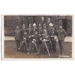 4th west Yorkshire Regiment 1905- used very fine, photographic postcard of Officers -'The Officier