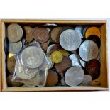 Mostly British coinage in a Dortman + Mason box