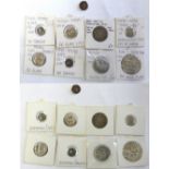 India (Princely States) - mostly silver Rupee - range of nine including: Large Rupee (Suri),