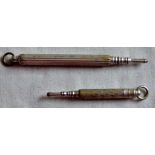 propelling Pencil 1x2.1/2" and (1) 4" silver plated