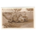 N Somerset Yeo, Northumberland Hussars Queens,Essex,Durham WWI-fine RP postcard - group of six