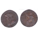 Great Britain Token-Earl Howe-the glorious first of June/rev, Britannia above date GVF