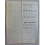 Surrey Woking Oaklands Goldworth Road 1900 10th October vellum mortgage document Mr H Shuttleworth