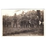 City of London Royal Fusiliers at Tonbridge, "European War" Exercise photograph - Allwork Bros,
