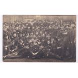 Prisoners of war WWI Mannheim Camp, A group of 100 prisoners - fine RP card - prisoners from many