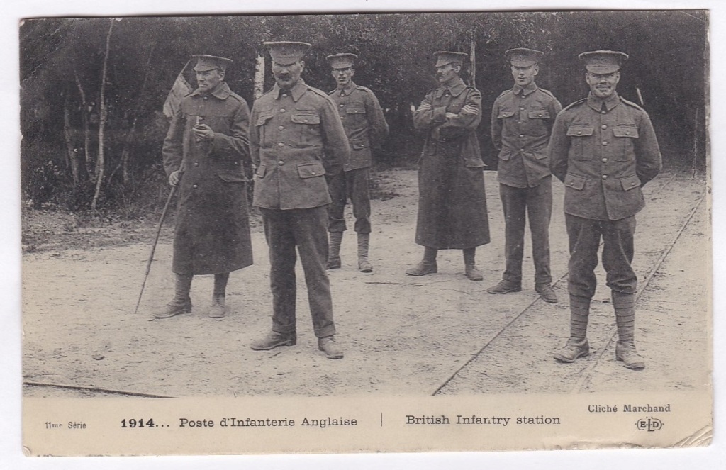 Irish Regiment 1914 British Infantry Station - small but fiersome group gaurding a rail line. French