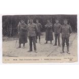 Irish Regiment 1914 British Infantry Station - small but fiersome group gaurding a rail line. French