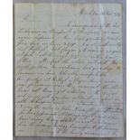 Great Britain Postal History-Ireland 1797 EL-Cork to Edinburgh with SL Cork,**, m/s 1/8 rate
