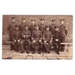 Royal Garrison Artillery WWI AWESOME GROUP RP, Senior NCO's "Members P.S.F.R. RGA (M) very